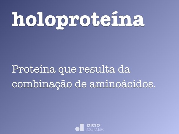 holoproteína