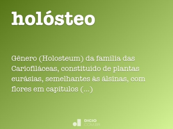 holósteo