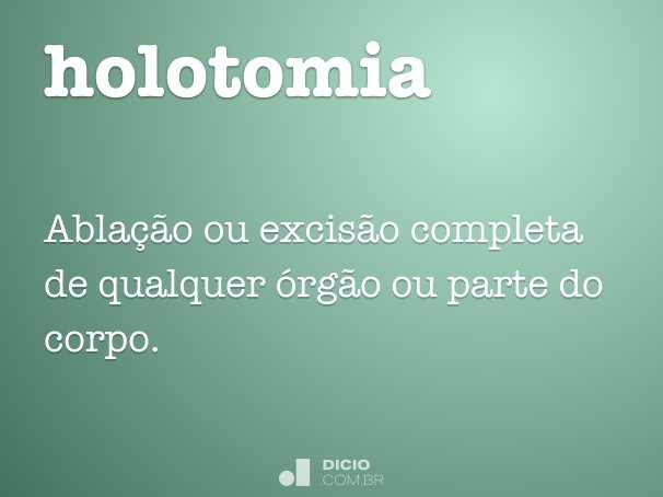 holotomia