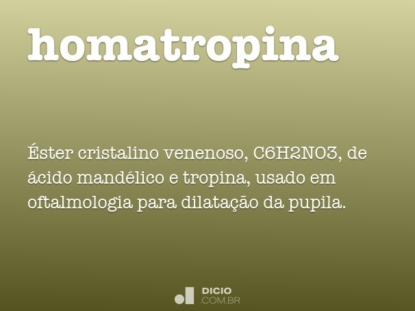homatropina