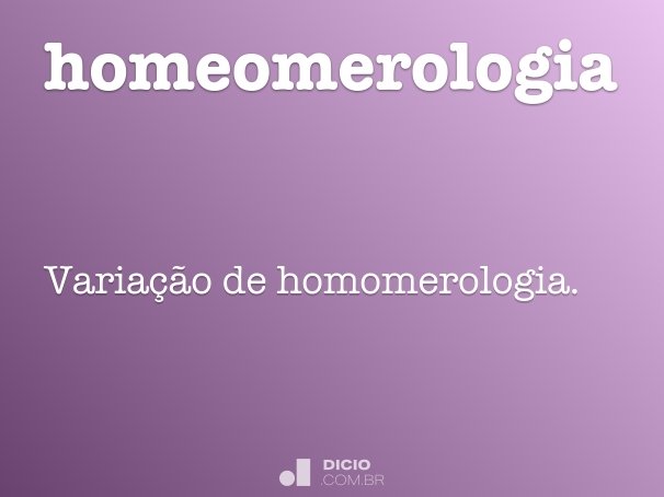 homeomerologia