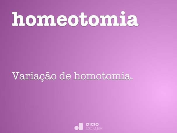 homeotomia