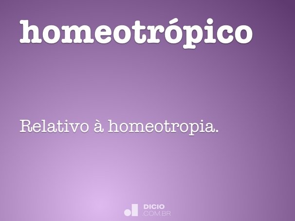 homeotrópico