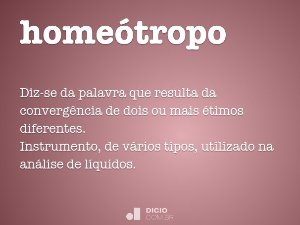 homeótropo