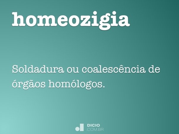homeozigia