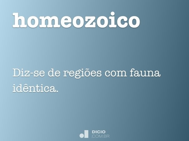 homeozoico