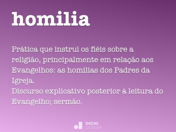 homilia