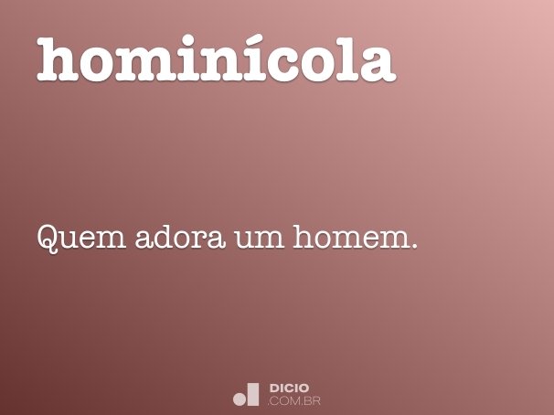 hominícola