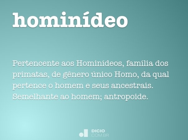hominídeo