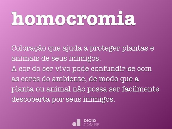 homocromia