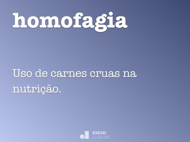 homofagia