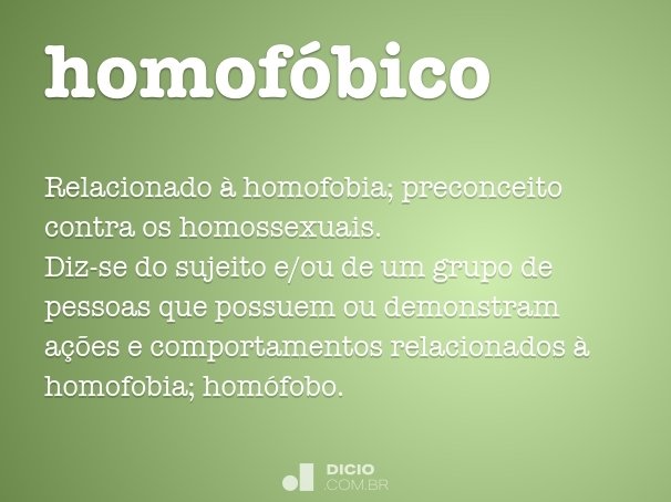 homofóbico