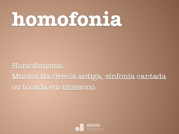 homofonia