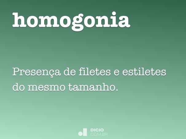 homogonia
