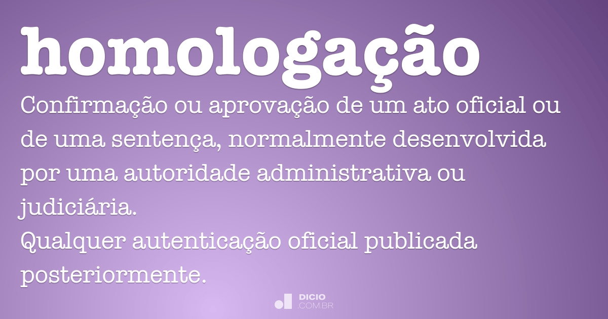 Homologação Dicio Dicionário Online De Português 0043