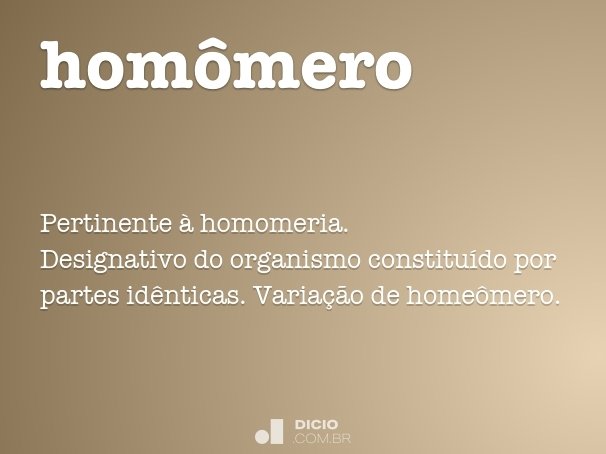 homômero