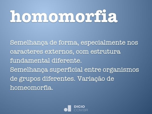 homomorfia