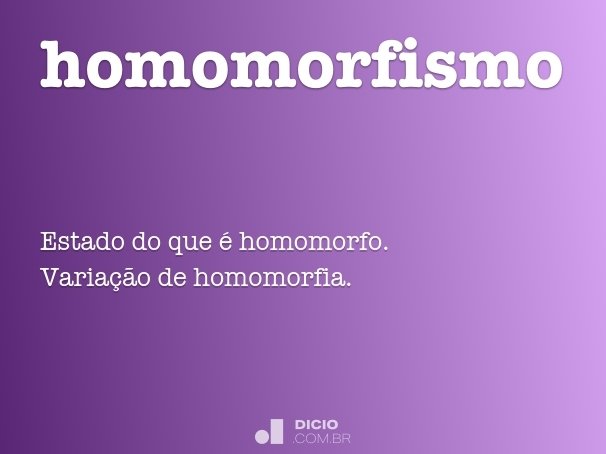 homomorfismo