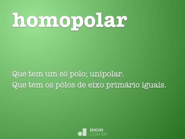 homopolar