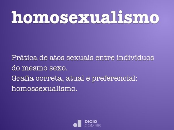 homosexualismo