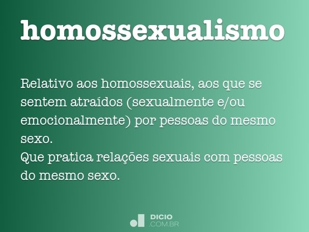 homossexualismo