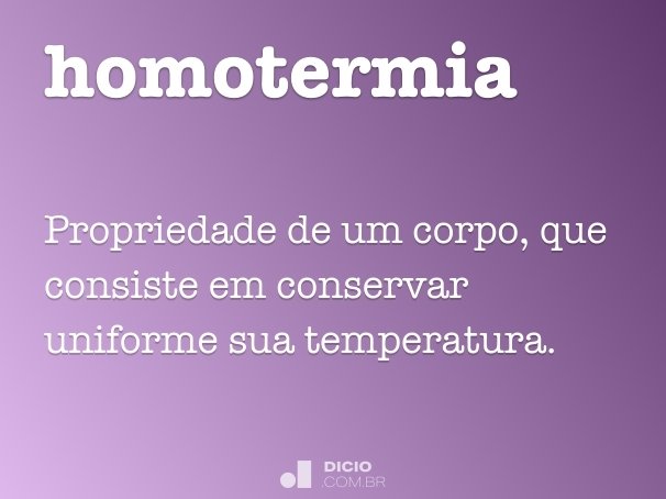 homotermia