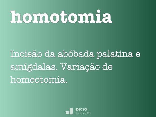 homotomia