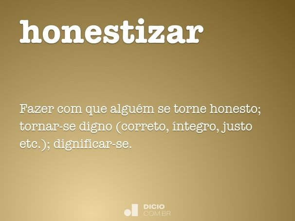 honestizar