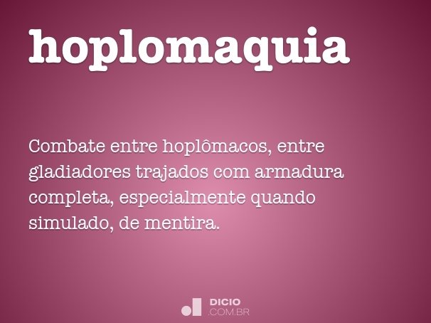 hoplomaquia