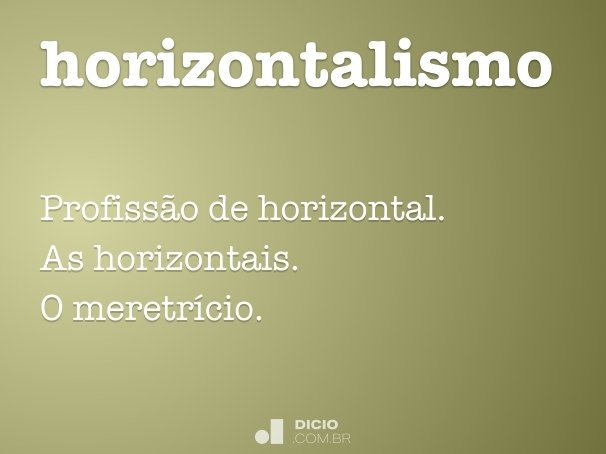 horizontalismo