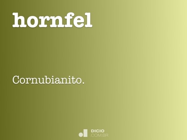 hornfel