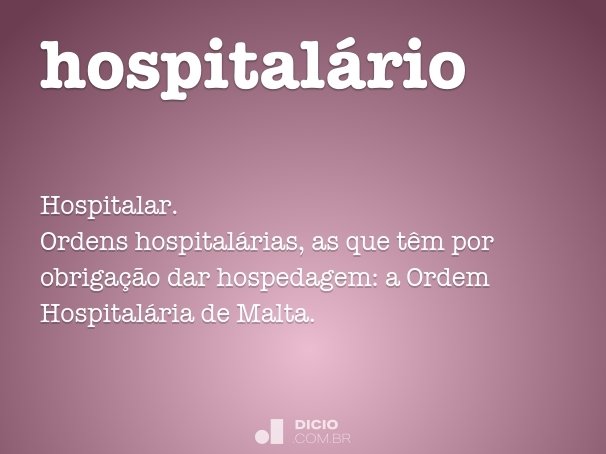 hospitalário