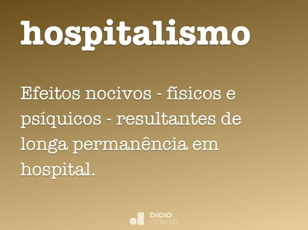 hospitalismo