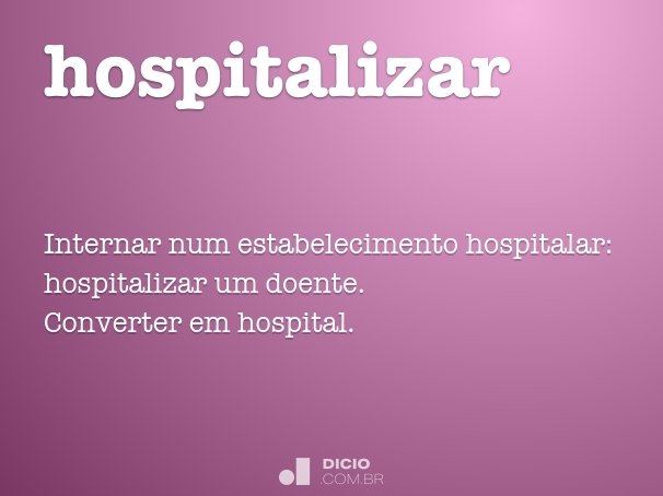 hospitalizar