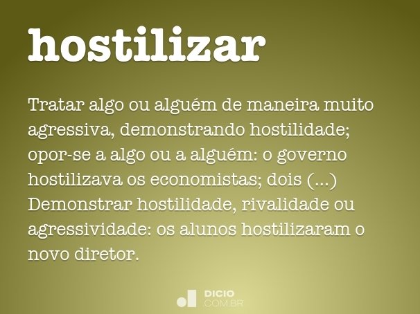 hostilizar