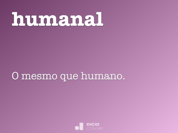 humanal