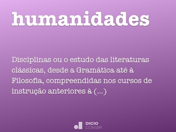 humanidades
