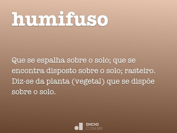 humifuso