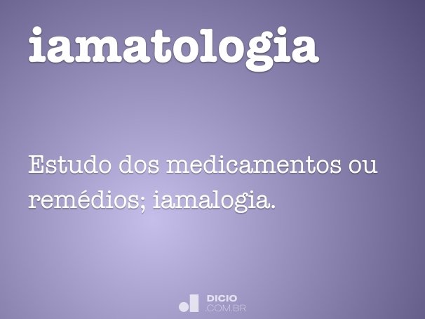 iamatologia
