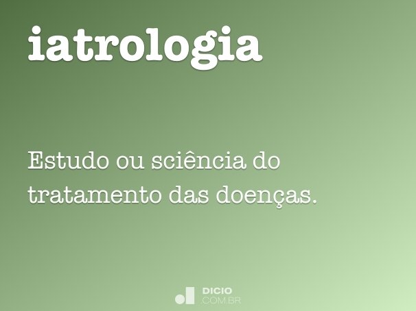 iatrologia