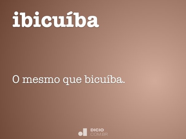 ibicuíba