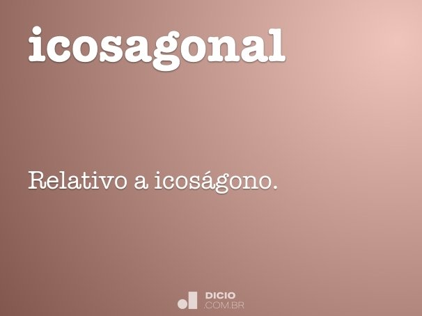 icosagonal