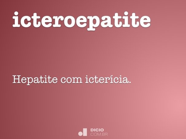 icteroepatite