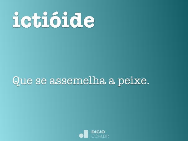 ictióide