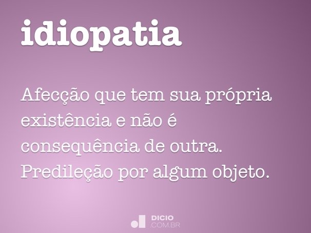 idiopatia