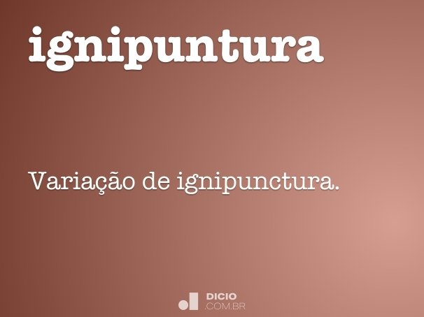 ignipuntura