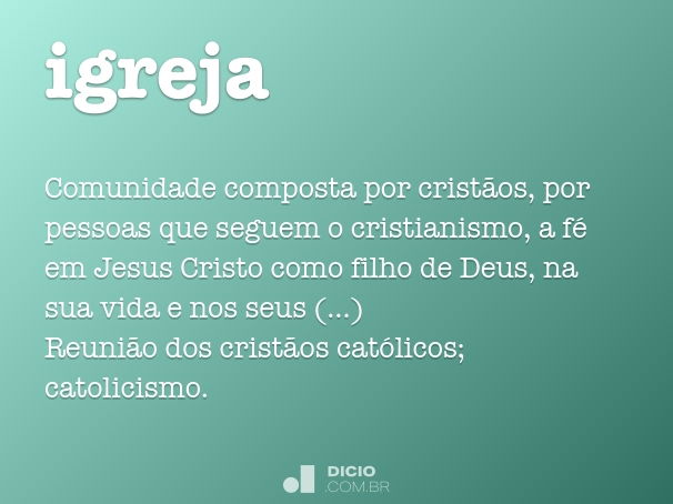 Como dizer igreja em inglês 