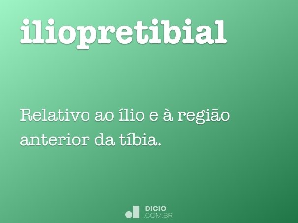 iliopretibial