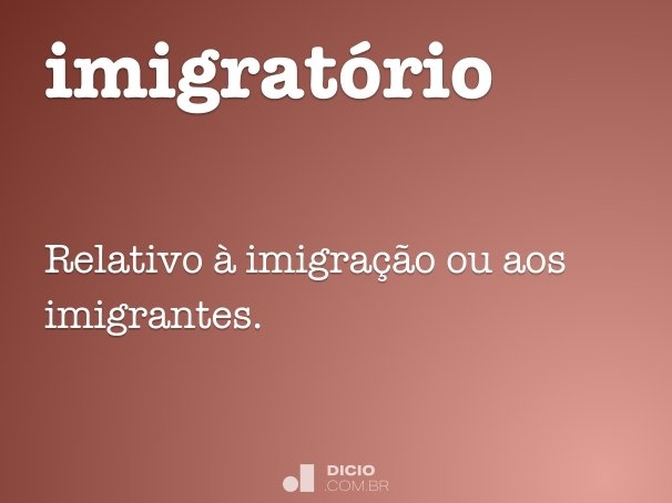 imigratório