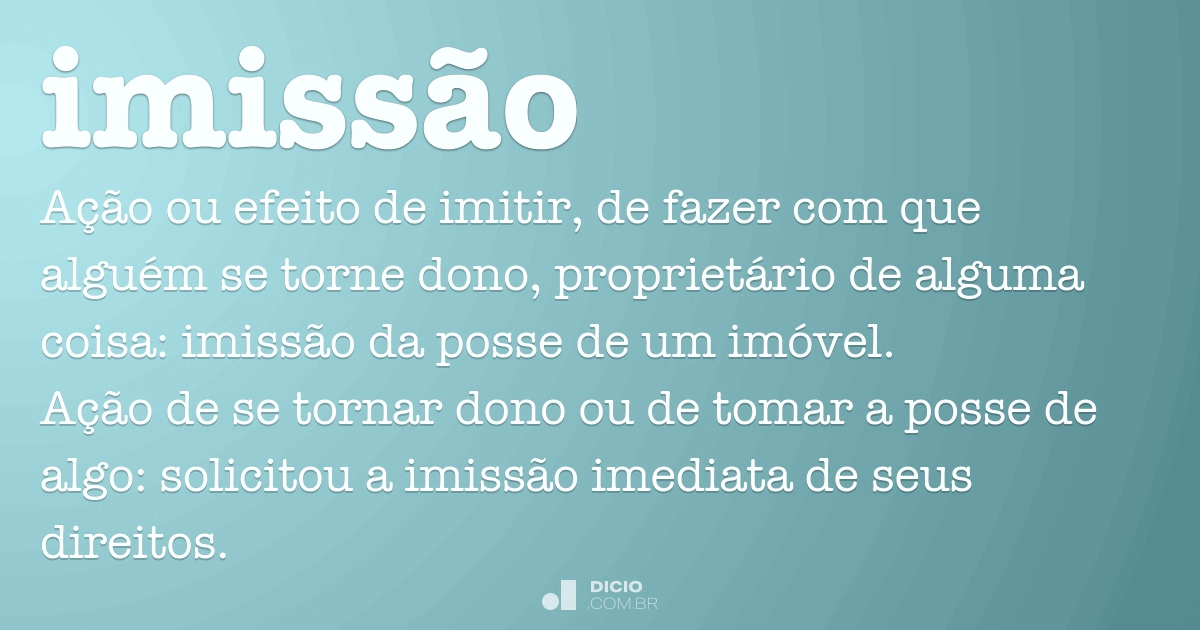 Possessão - Dicio, Dicionário Online de Português